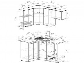 Кухонный гарнитур Антика мега прайм 1200х1600 мм в Копейске - kopejsk.mebel74.com | фото 6