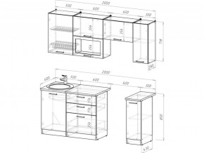 Кухонный гарнитур Антика ультра 2000 мм в Копейске - kopejsk.mebel74.com | фото 6