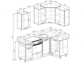 Кухонный гарнитур Жемчуг 2000х1200 в Копейске - kopejsk.mebel74.com | фото 3