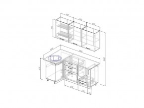 Кухонный гарнитур Крафт 1800х1000 в Копейске - kopejsk.mebel74.com | фото 2