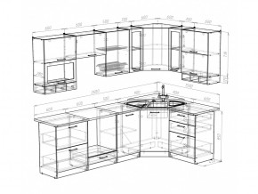 Кухонный гарнитур Кира гранд оптима 2600х1500 мм в Копейске - kopejsk.mebel74.com | фото 5