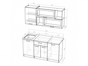 Кухонный гарнитур Кира стандарт 1600 мм в Копейске - kopejsk.mebel74.com | фото 5