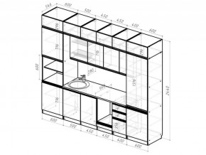 Кухонный гарнитур Лоретта люкс 3000 мм в Копейске - kopejsk.mebel74.com | фото 6