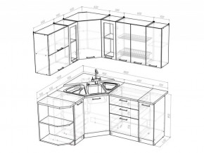 Кухонный гарнитур Лоретта оптима 1500х1800 мм в Копейске - kopejsk.mebel74.com | фото 6