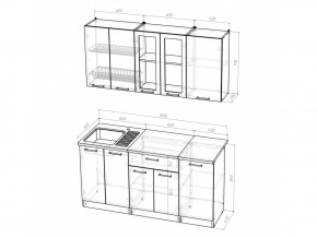 Кухонный гарнитур Ника стандарт 1600 мм в Копейске - kopejsk.mebel74.com | фото 5