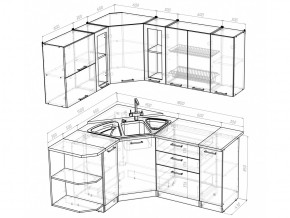 Кухонный гарнитур Ольга оптима 3 1500х1800 мм в Копейске - kopejsk.mebel74.com | фото 6