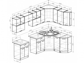 Кухонный гарнитур Ольга оптима 5 2700х1600 мм в Копейске - kopejsk.mebel74.com | фото 5