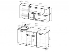 Кухонный гарнитур Паола стандарт 1600 мм в Копейске - kopejsk.mebel74.com | фото 6