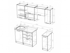 Кухонный гарнитур Светлана ультра 2000 мм в Копейске - kopejsk.mebel74.com | фото 5