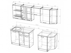 Кухонный гарнитур Симона базис 2400 мм в Копейске - kopejsk.mebel74.com | фото 3