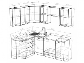 Кухонный гарнитур Симона мега прайм 2000х1500 мм в Копейске - kopejsk.mebel74.com | фото 5