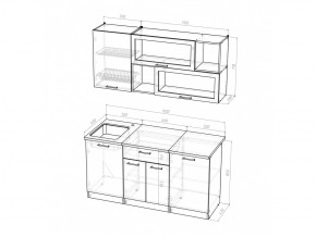 Кухонный гарнитур Симона стандарт 1600 мм в Копейске - kopejsk.mebel74.com | фото 6