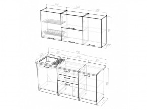 Кухонный гарнитур Татьяна экстра 1700 мм в Копейске - kopejsk.mebel74.com | фото 5