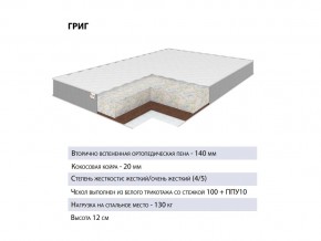 Матрас Григ 120х200 в Копейске - kopejsk.mebel74.com | фото 2