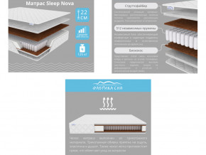 Матрас Sleep Nova шириной 1400 мм в Копейске - kopejsk.mebel74.com | фото 2