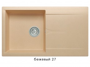 Мойка гранитная Gals-860 Бежевый 27 в Копейске - kopejsk.mebel74.com | фото