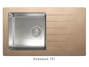 Мойка комбинированная Tolero twist TTS-860 Бежевый 101 в Копейске - kopejsk.mebel74.com | фото