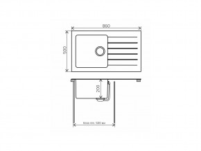 Мойка комбинированная Tolero twist TTS-860 Сафари 102 в Копейске - kopejsk.mebel74.com | фото 2