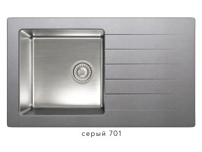 Мойка комбинированная Tolero twist TTS-860 Серый 701 в Копейске - kopejsk.mebel74.com | фото