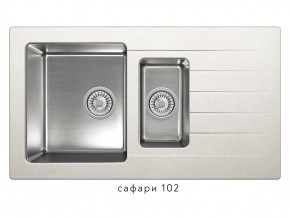 Мойка комбинированная Tolero twist TTS-890 Сафари 102 в Копейске - kopejsk.mebel74.com | фото