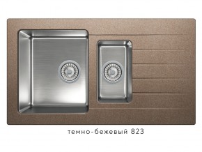 Мойка комбинированная Tolero twist TTS-890 Темно-бежевый 823 в Копейске - kopejsk.mebel74.com | фото