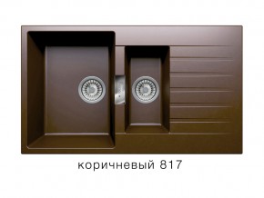 Мойка кварцевая Tolero Loft TL-860 Коричневый 817 в Копейске - kopejsk.mebel74.com | фото