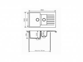 Мойка кварцевая Tolero R-118 Сафари 102 в Копейске - kopejsk.mebel74.com | фото 2