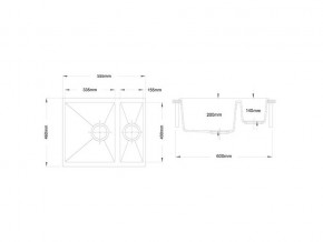 Мойка Longran Enigma ENG 555.460 15 в Копейске - kopejsk.mebel74.com | фото 2