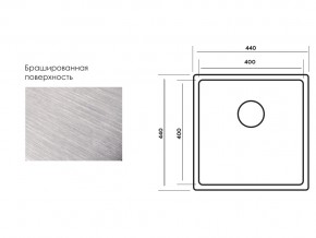 Мойка Longran Techno TEB400.400 -GT10P в Копейске - kopejsk.mebel74.com | фото 3