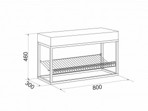 Обувница Крафт 1 в Копейске - kopejsk.mebel74.com | фото 2