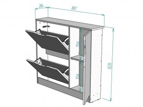 Обувница W106 в Копейске - kopejsk.mebel74.com | фото 3