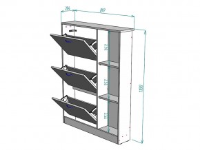 Обувница W107 в Копейске - kopejsk.mebel74.com | фото 3