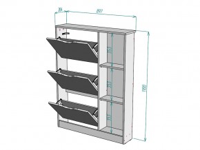 Обувница W108 в Копейске - kopejsk.mebel74.com | фото 3