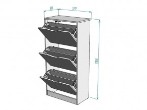 Обувница W87 в Копейске - kopejsk.mebel74.com | фото 3