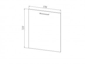 П 60 Комплект для посудомоечной машины 600 мм (цоколь + фасад) ЛДСП в Копейске - kopejsk.mebel74.com | фото