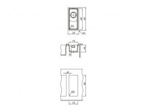 Подстольная мойка Оптима-HM 170.400.10.10 в Копейске - kopejsk.mebel74.com | фото 3