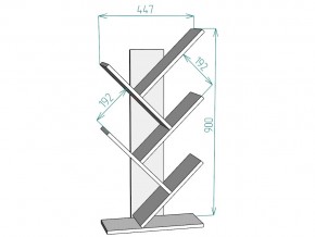 Полка для книг S2 в Копейске - kopejsk.mebel74.com | фото 3