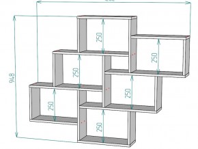 Полка S12 в Копейске - kopejsk.mebel74.com | фото 3