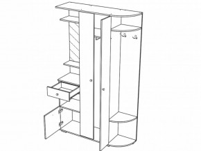 Прихожая Виза Шимо темный-светлый в Копейске - kopejsk.mebel74.com | фото 2