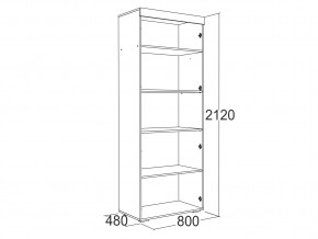 Шкаф 2-х дверный для белья Ольга 19 в Копейске - kopejsk.mebel74.com | фото 2