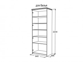 Шкаф 2-х створчатый для белья Ольга 13 в Копейске - kopejsk.mebel74.com | фото 3