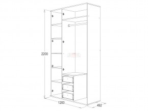 Шкаф 3-х створчатый Ольга 14 в Копейске - kopejsk.mebel74.com | фото 2