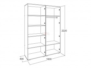 Шкаф 4-х створчатый Ольга 17 в Копейске - kopejsk.mebel74.com | фото 2