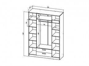 Шкаф четырехстворчатый Коста-Рика в Копейске - kopejsk.mebel74.com | фото 3