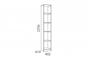 Шкаф для книг Фанк НМ 013.03-01 М в Копейске - kopejsk.mebel74.com | фото 3