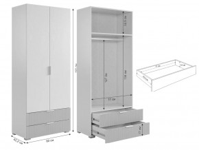 Шкаф двухдверный 108.01 Зефир белый в Копейске - kopejsk.mebel74.com | фото 2