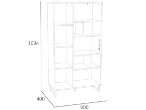 Шкаф комбинированный Фолк НМ 014.58 в Копейске - kopejsk.mebel74.com | фото 2