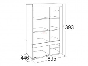 Шкаф комбинированный низкий Ольга 19 в Копейске - kopejsk.mebel74.com | фото 2