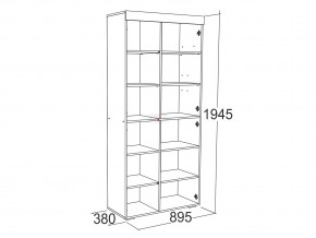 Шкаф комбинированный высокий Ольга 19 в Копейске - kopejsk.mebel74.com | фото 2