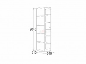 Шкаф крайний Омега 16 в Копейске - kopejsk.mebel74.com | фото 2